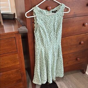 City Studio Seafoam Green Lace Dress